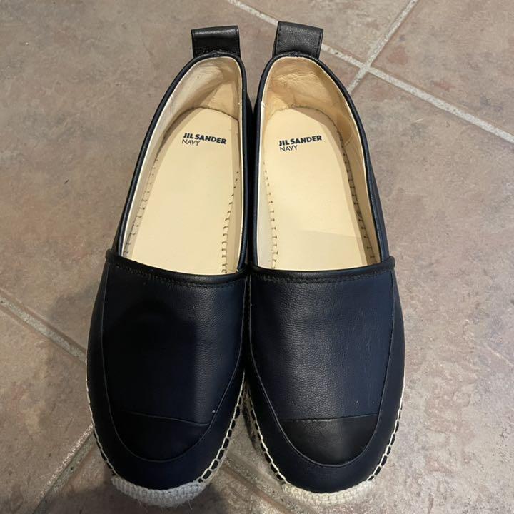 JIL SANDER NAVY スリッポン・ウエッジソール