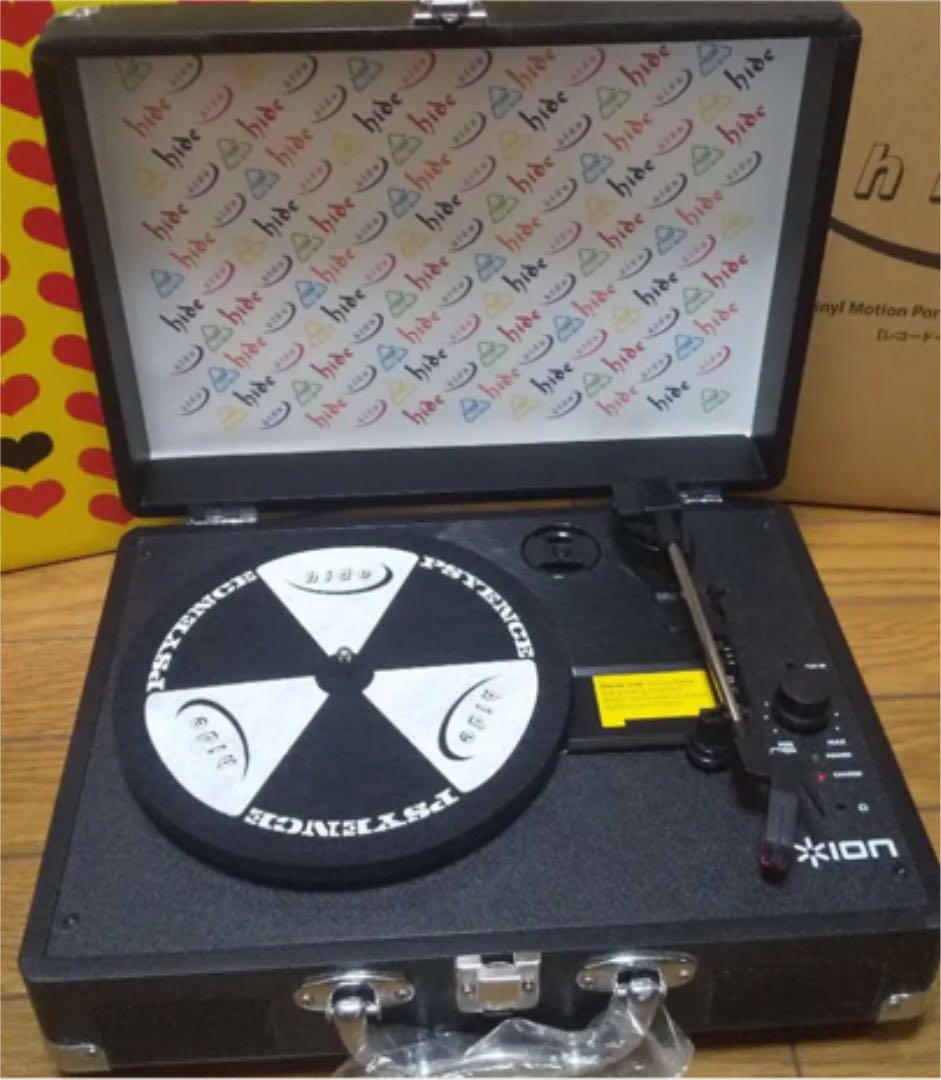 好評即納 ION×hide ポータブルレコードプレーヤー hide f35Mo-m49451701881 総合3位