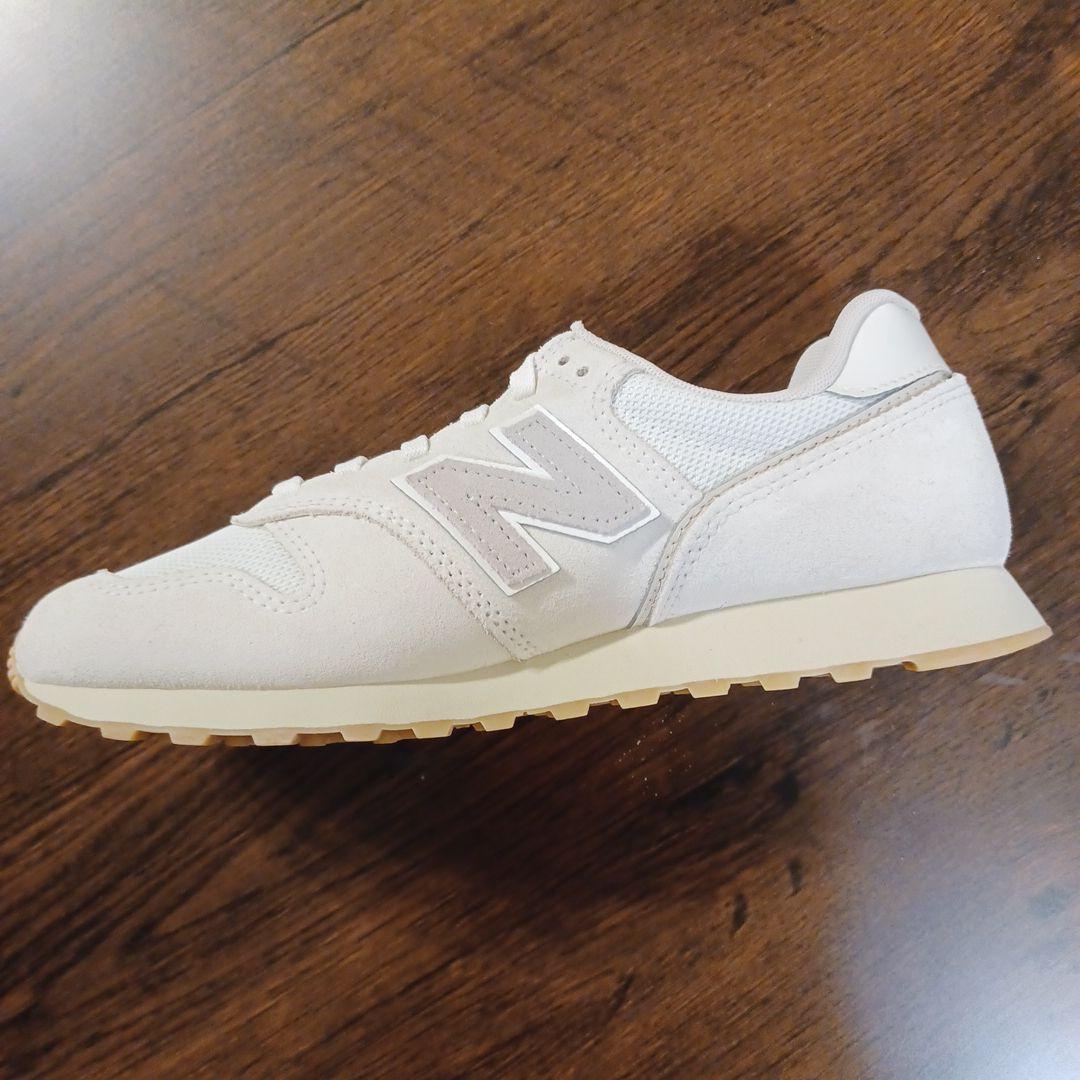 new balance ニューバランス オフホワイト シューズ 24.5cm