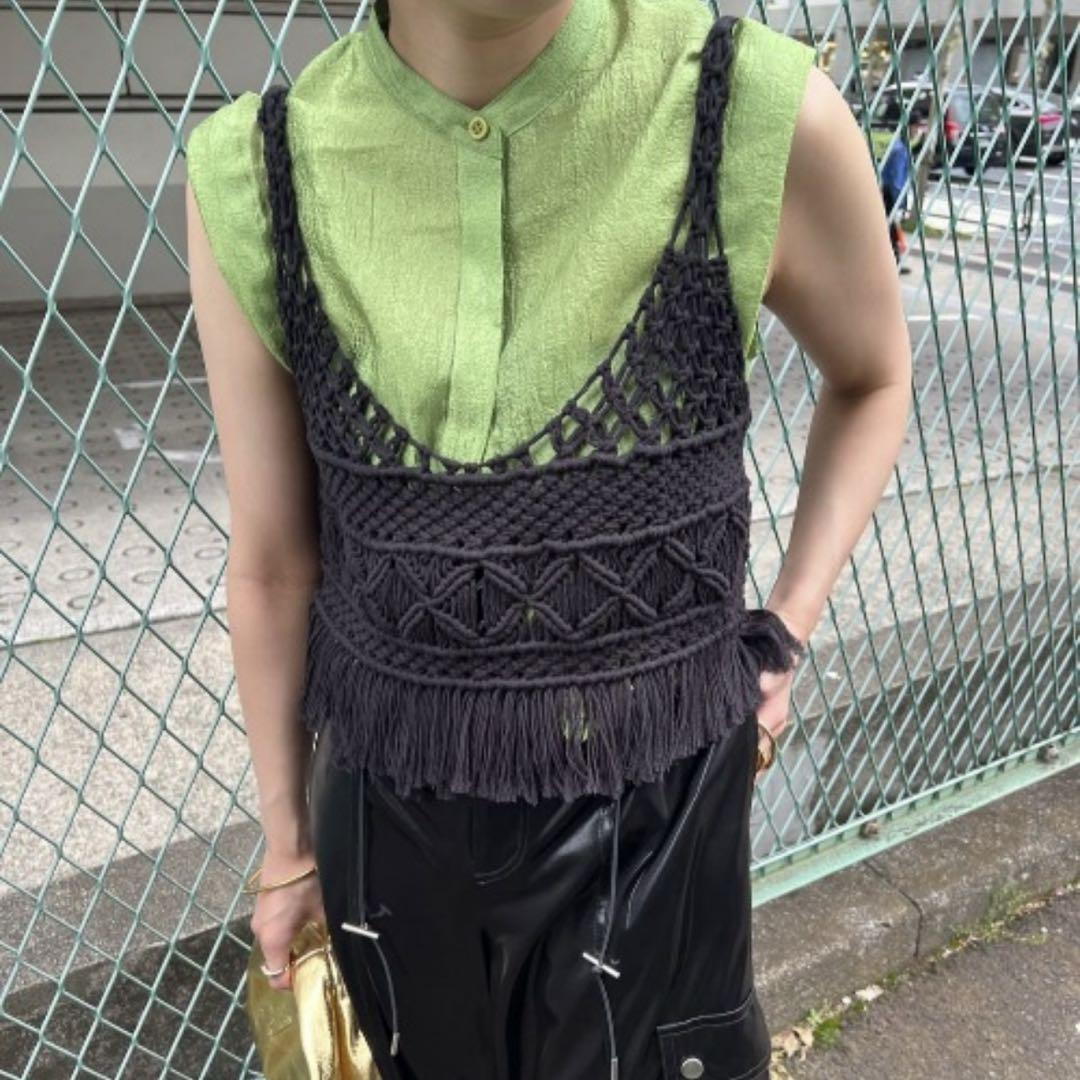 MEDI 2WAY SHEER CREPE COMPACT SHIRT アメリ