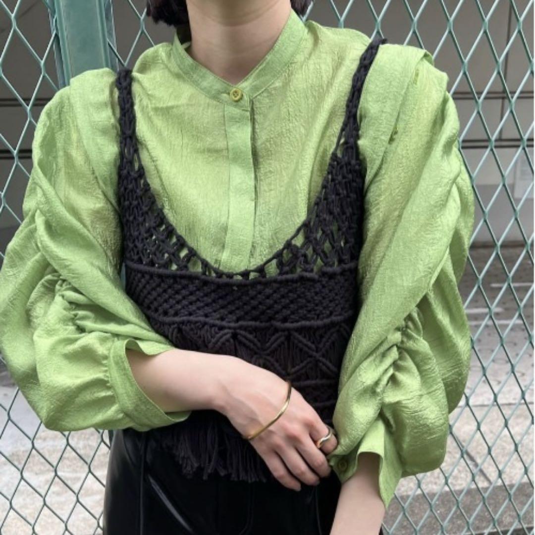 MEDI 2WAY SHEER CREPE COMPACT SHIRT アメリ