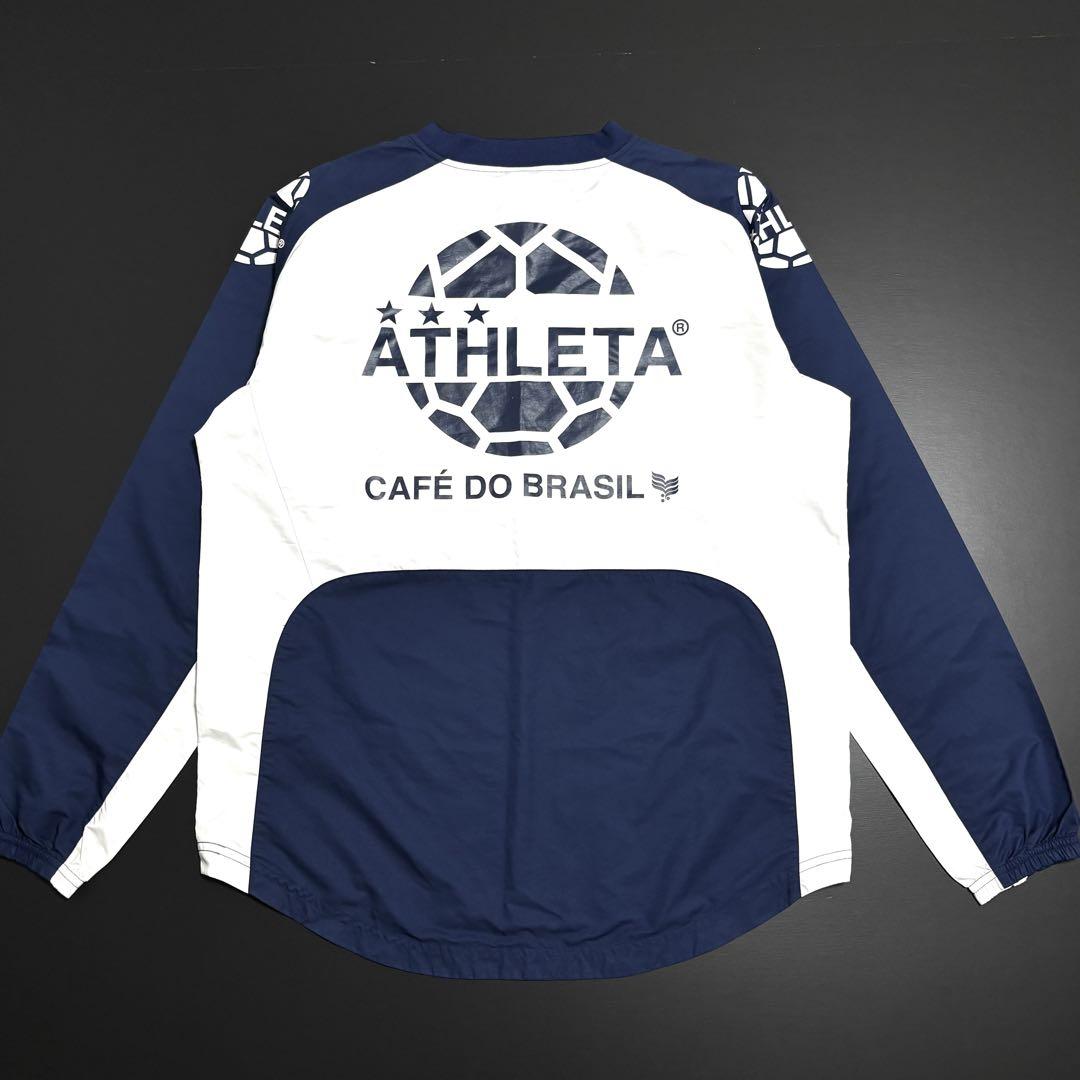 ATHLETA アスレタ ピステ セットアップ 上下セット 紺×白 メンズ L
