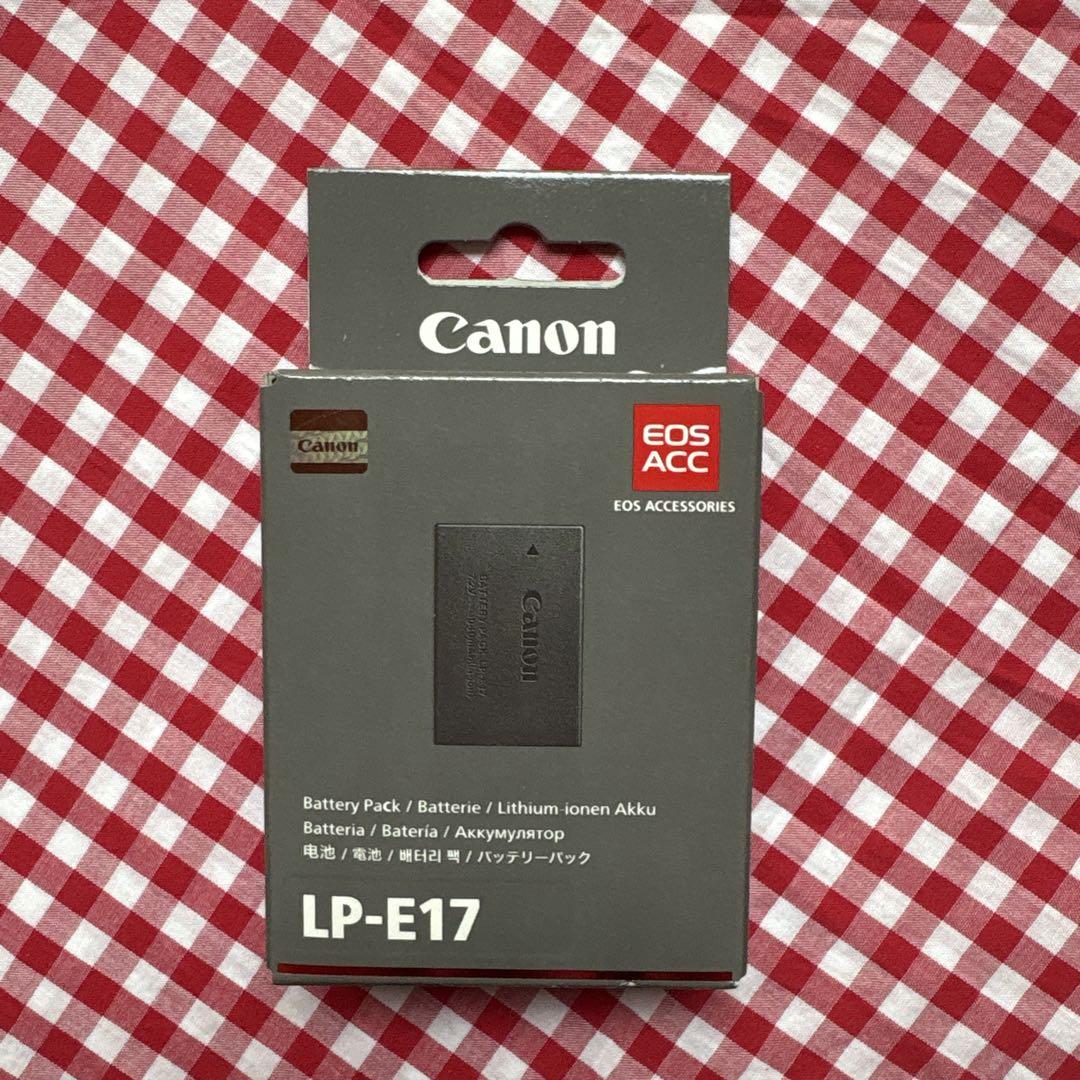 canon バッテリーパック　LP-E17