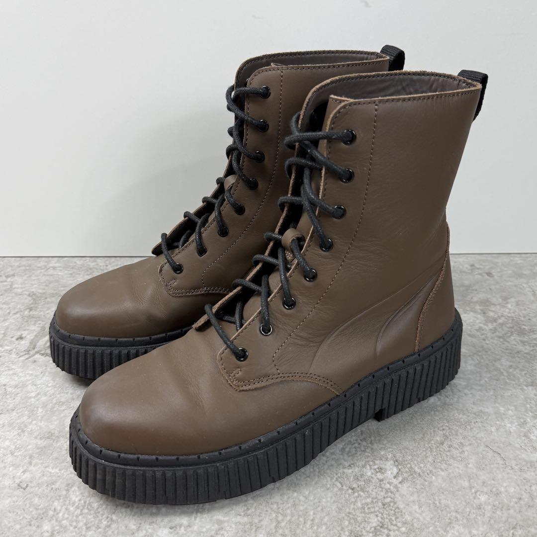 【美品】PUMA プーマ ディナーラ ブーツ 厚底 軽量 8ホール 25.5