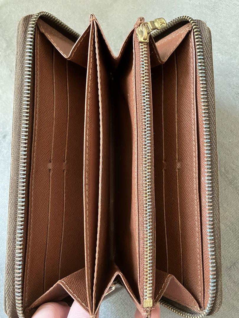 ヴィトン　長財布　モノグラム　チャック故障　CA1088