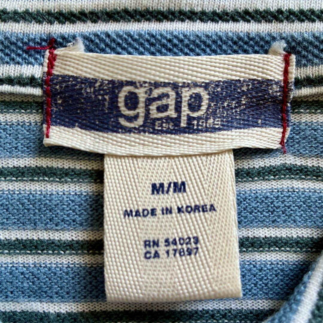 OLD GAP オールドギャップ ストライプ ポロシャツ 70〜80's