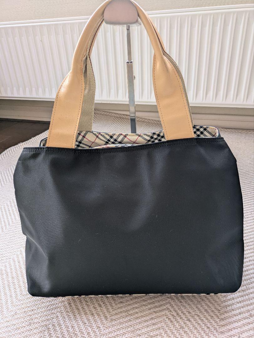 BURBERRY バーバリー　ハンドバッグ　ノバチェック　三陽商会　レザー