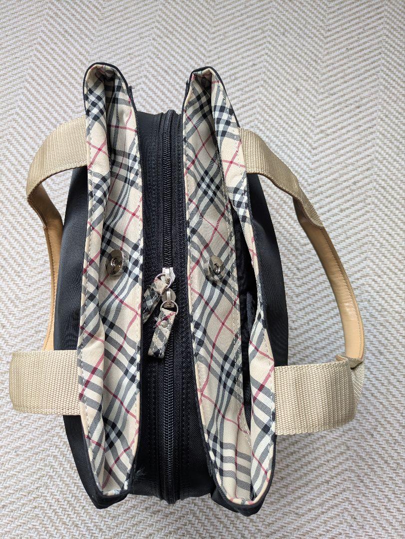 BURBERRY バーバリー　ハンドバッグ　ノバチェック　三陽商会　レザー