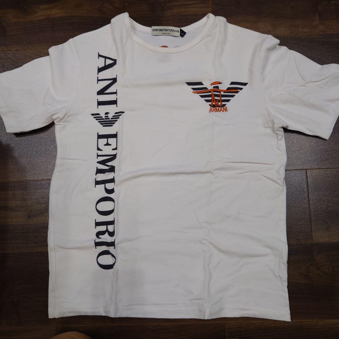 EMPORIO ARMANI Tシャツ ホワイト 送料関税込 EMPORIO ARMANI ホワイト Tシャツ - メルカリ