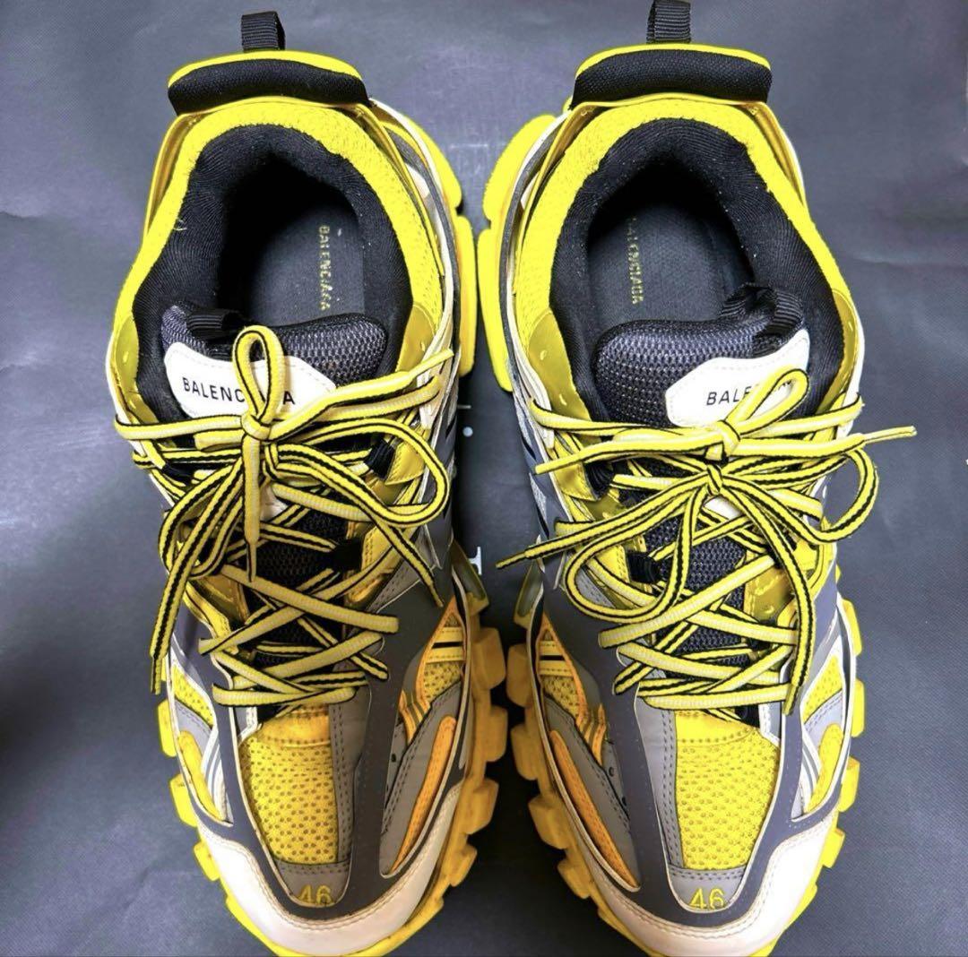 BALENCIAGA track スニーカー イエロー/グレー - メルカリ