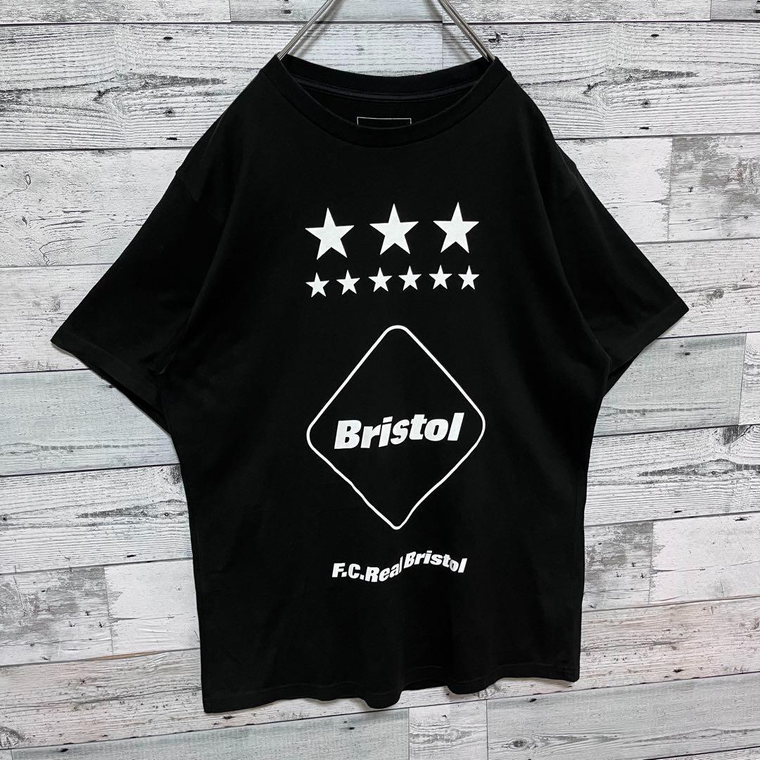 t990【美品】エフシーレアルブリストル ビッグプリント Tシャツ 人気 希少