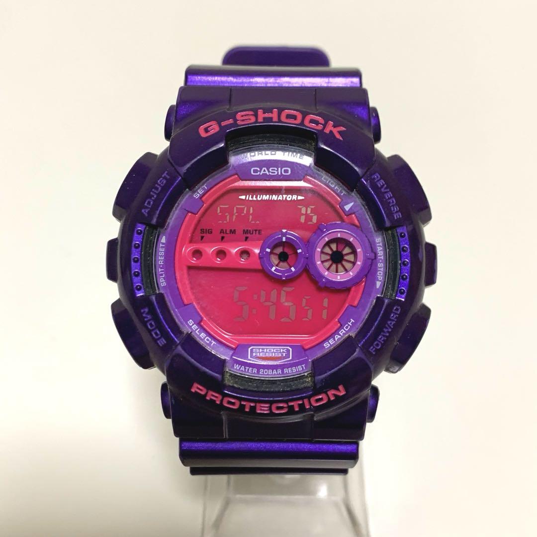 クレイジーカラー G-SHOCK CASIO GD-100SC パープル