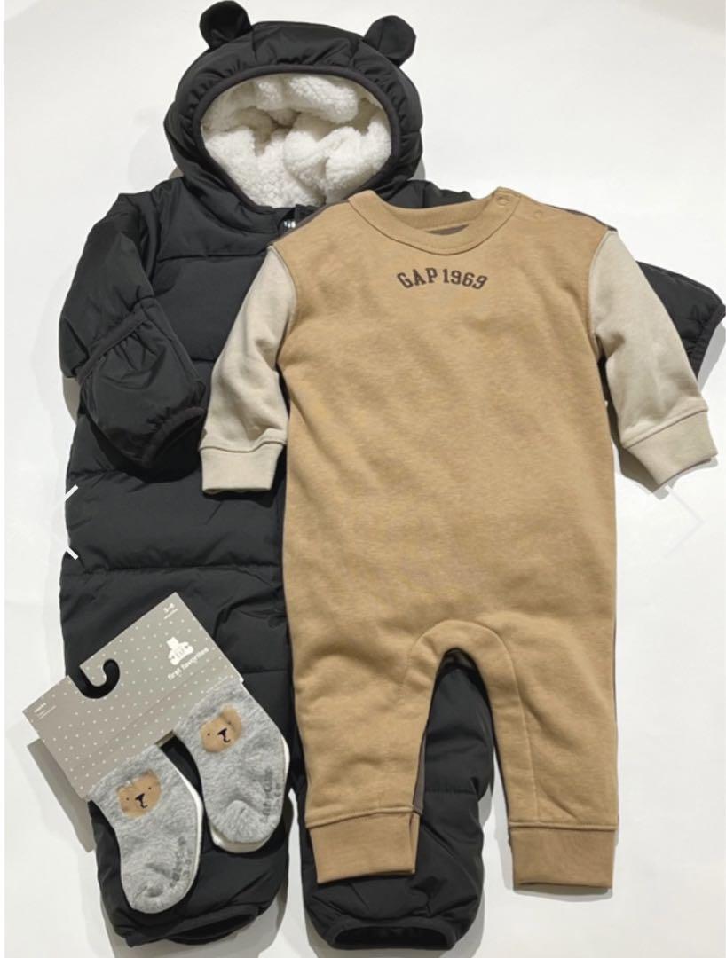 【本日のみお値下げ！】スノースーツ 【新品】GAP ブラック 90cm
