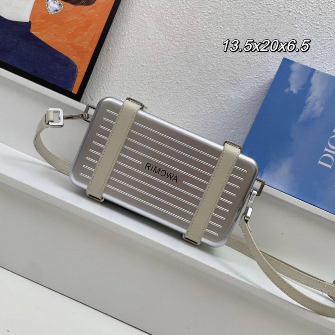 RIMOWA DIOR ショルダーバッグ シルバー Dior ディオール ショルダーバッグ RIMOWA 2way パーソナル