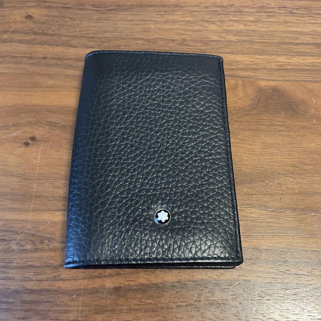 Montblanc 黒 レザー カードケース　名刺入れ