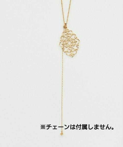agete アガット K10チャーム ジャスミン