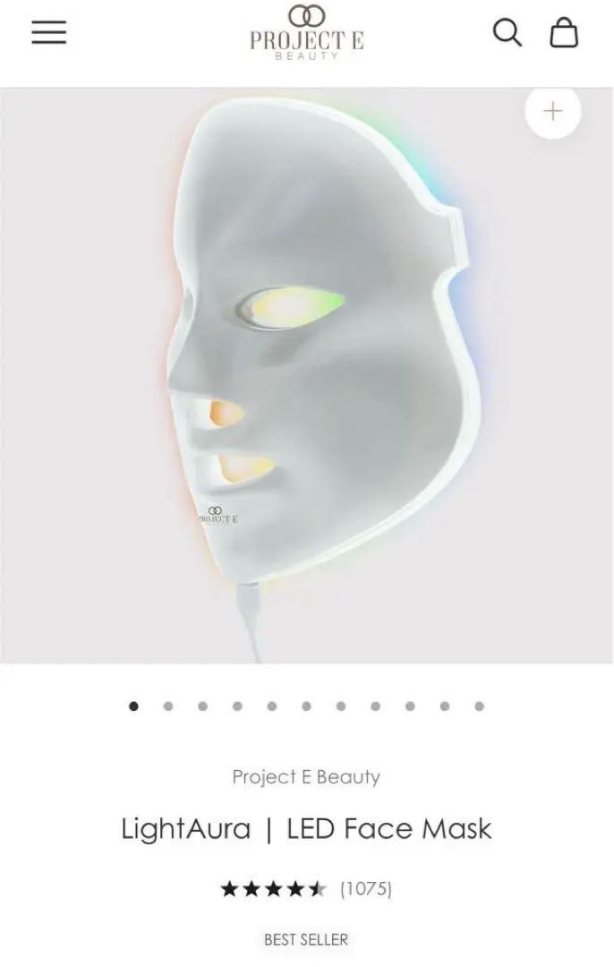 Project E Beauty Photon LEDマスク美顔器 Amazon.com : Project E Beauty LED Light Therapy Mask