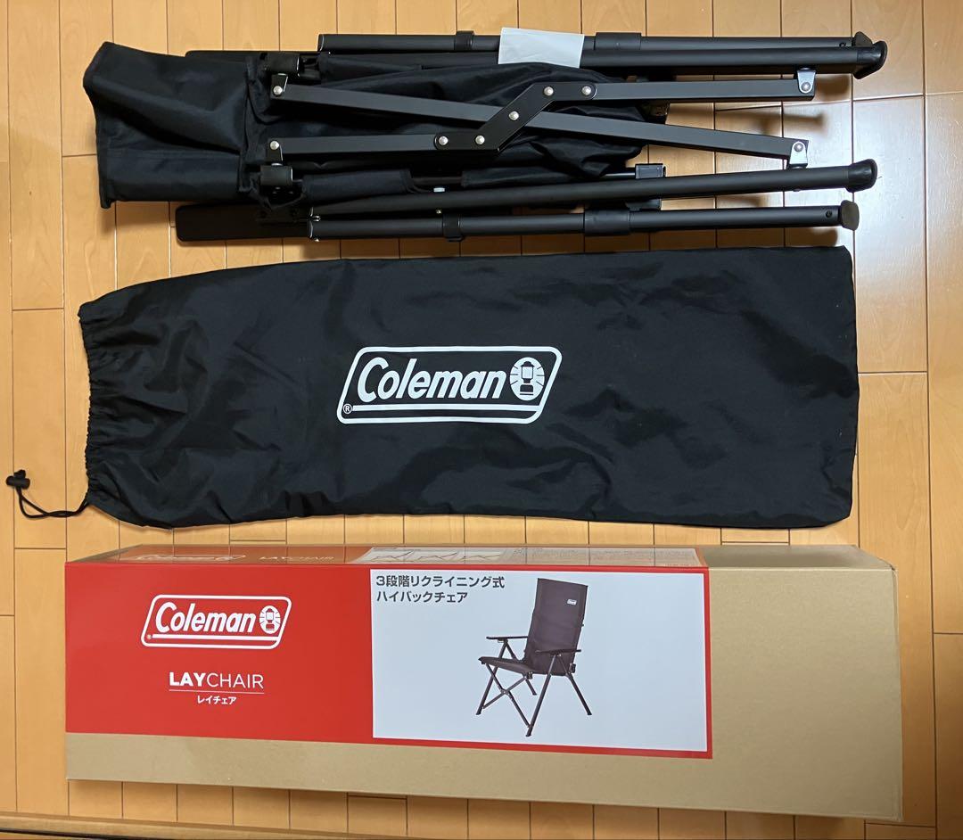 Coleman 限定 レイチェア キャンプ 椅子 ブラック 黒