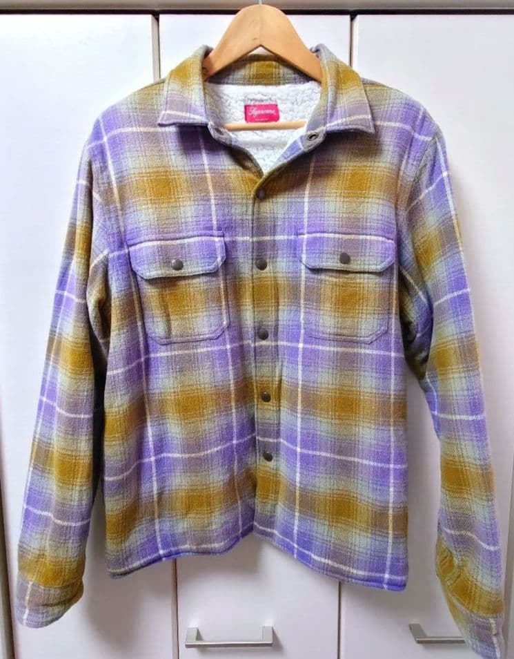 Supreme シュプリーム シャツジャケット ネルシャツ チェックシャツM SUPREME