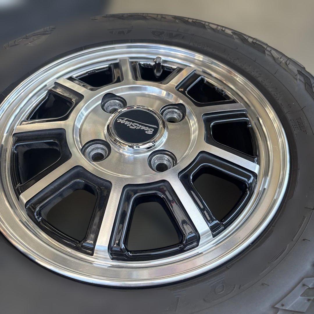 アルミホイールセット 145/80R12 インセット43 4本