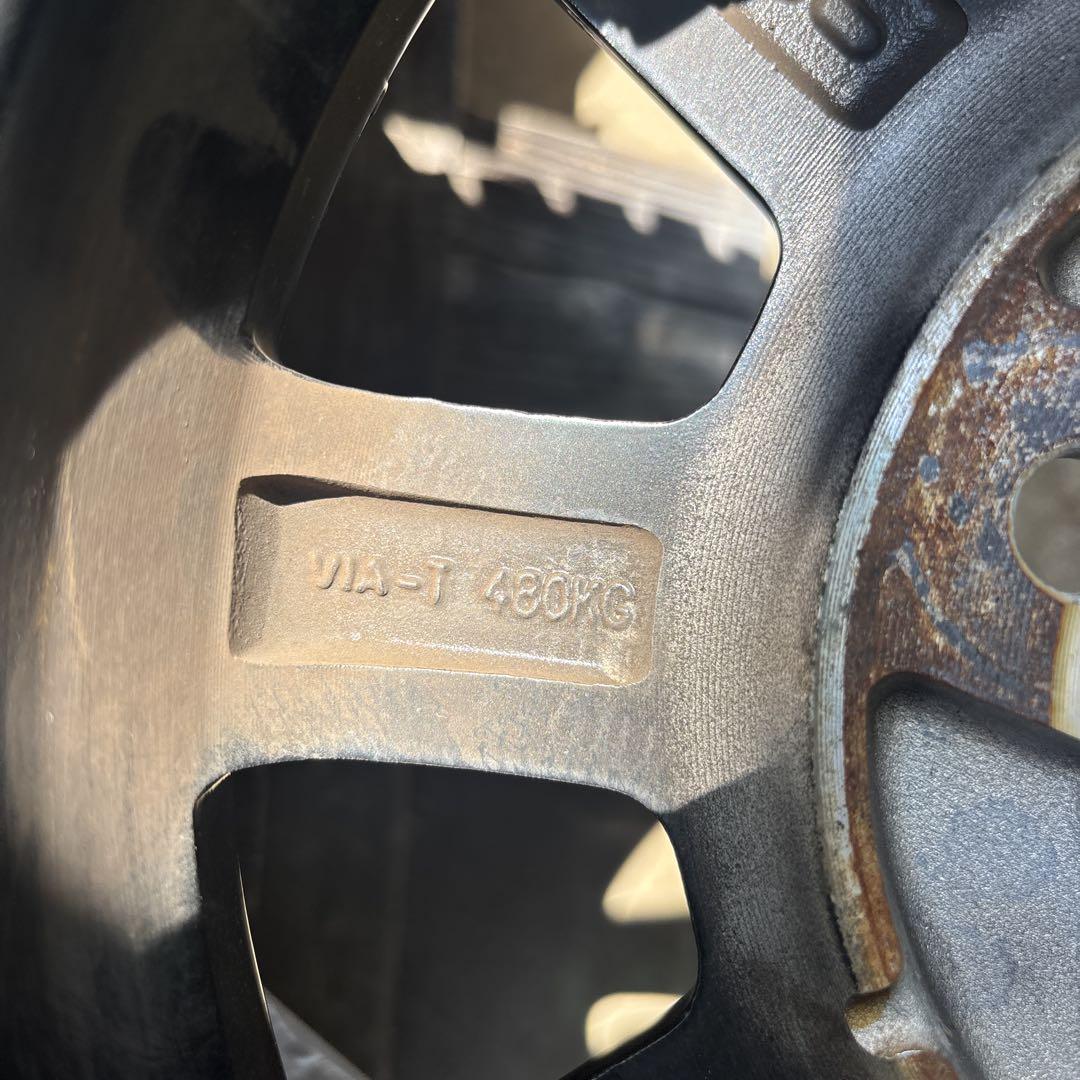 アルミホイールセット 145/80R12 インセット43 4本