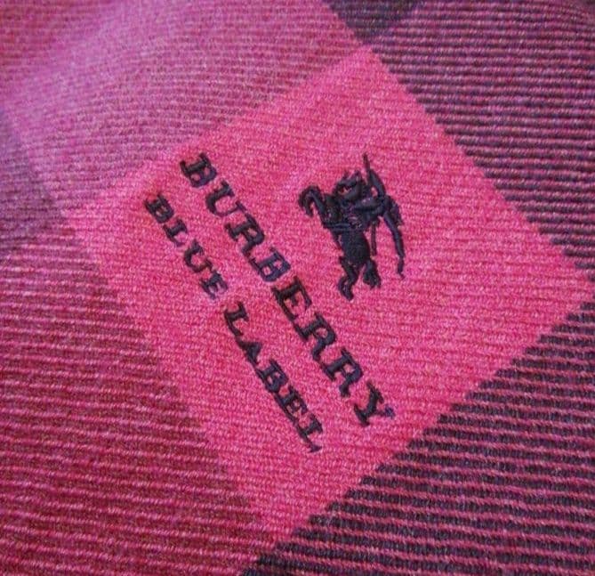 美品 バーバリーブルーレーベルホース刺繍付マフラーストール 美品 バーバリーブルーレーベルホース刺繍付マフラーストール