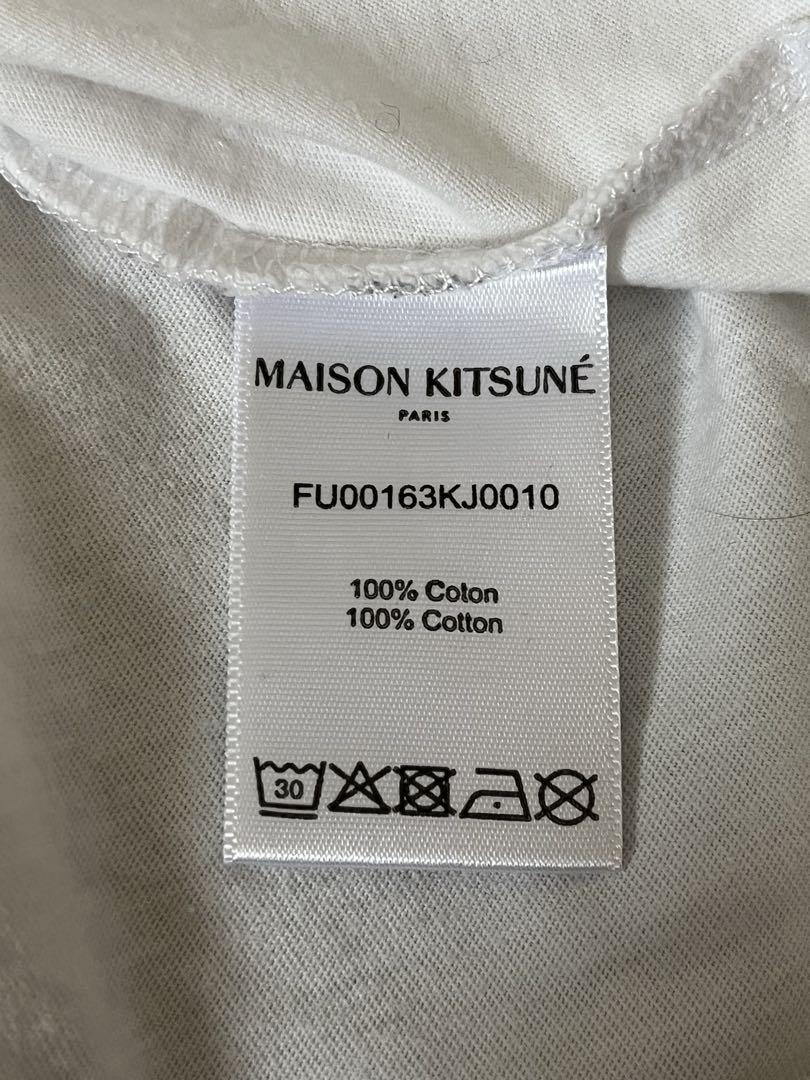 MAISON KITSUNÉ (メゾンキツネ)【人気】ホワイト長袖カットソー M