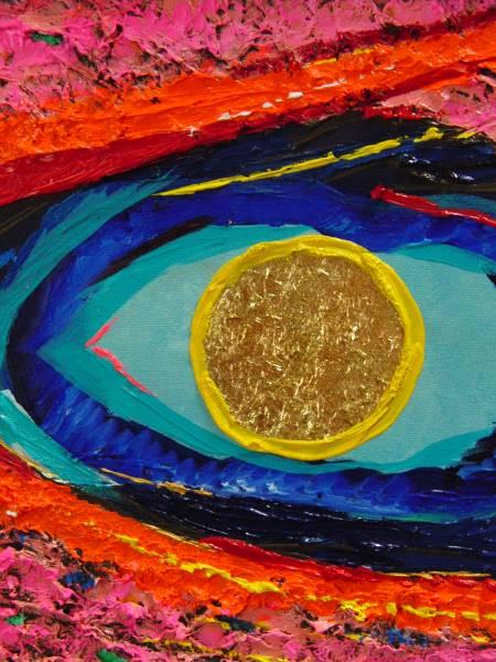 TOMOYUKI・友之、「太陽と月」、証明書付、額付、絵画 油絵 油彩画Ω