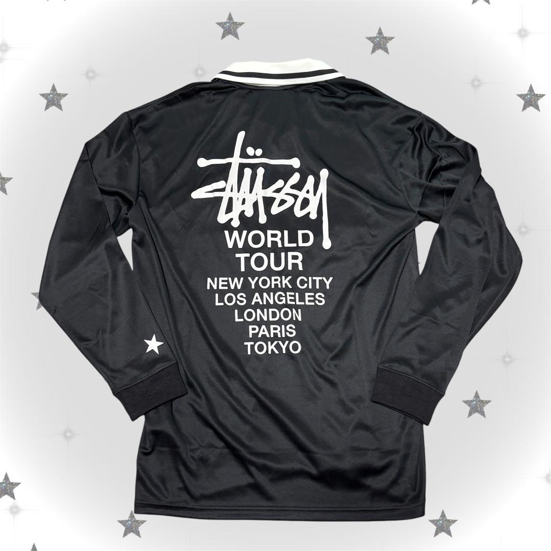 新品 Stussy TOUR フットボールシャツ ゲームシャツ 長袖 ロンT