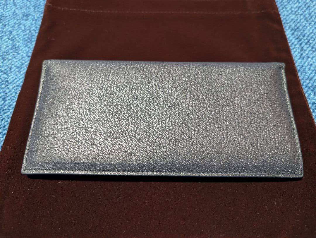 【美品】ダンヒル デューク ファインレザー 10cc コートウォレット ネイビー 【美品】ダンヒル デューク ファインレザー 10cc コートウォレット ネイビー