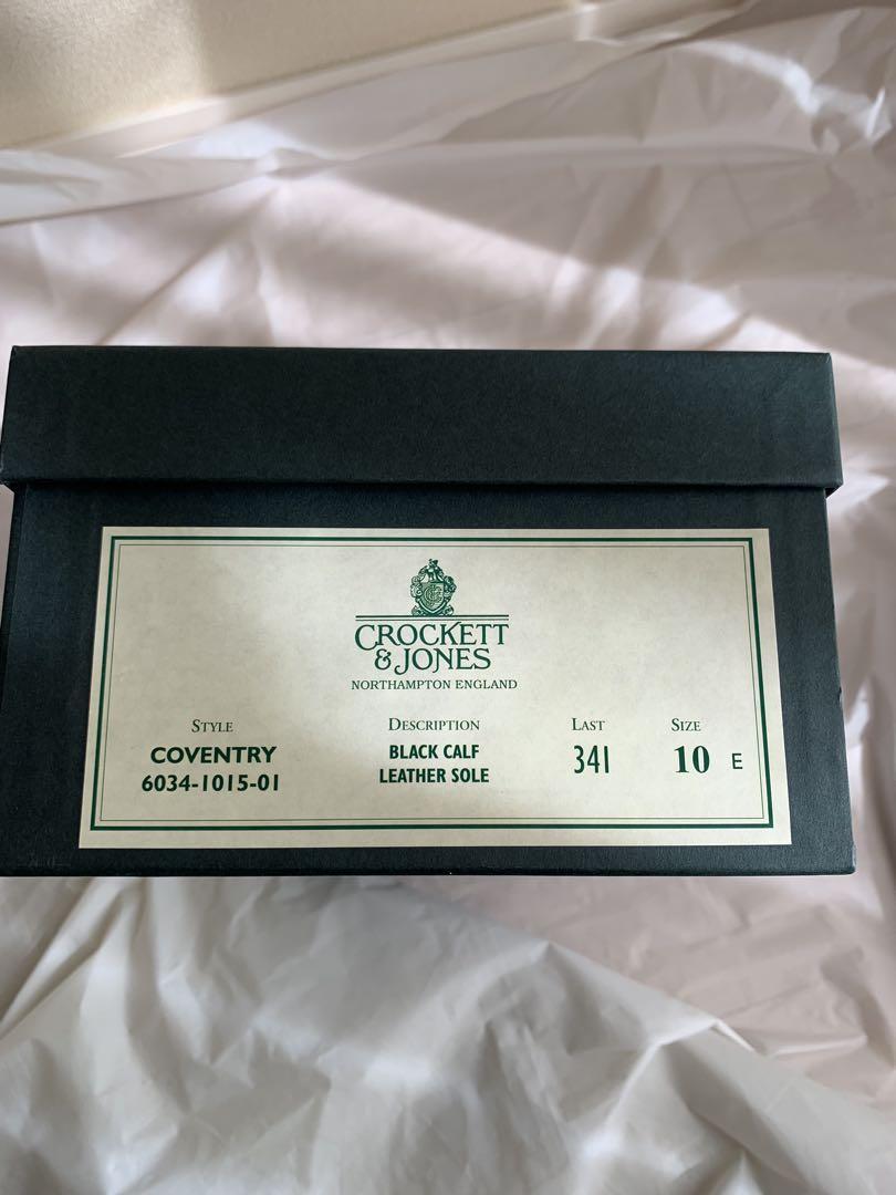未使用品　Crockett & Jones COVENTRY UK10 ブラック