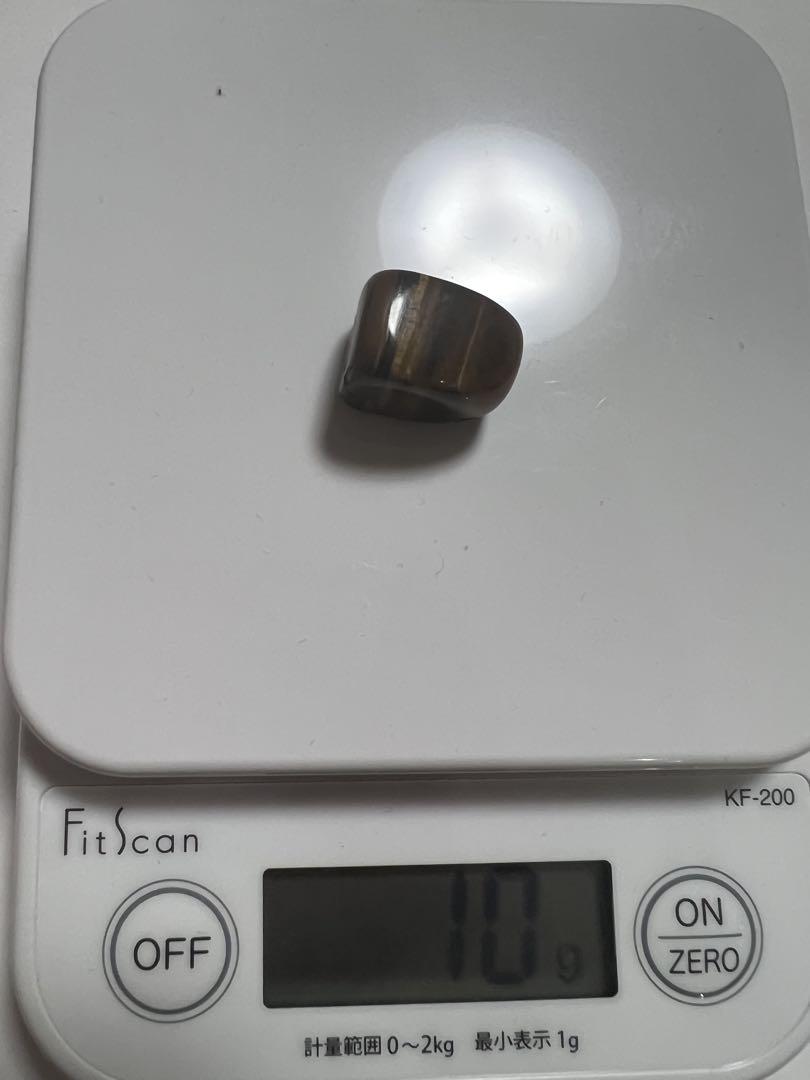 【特級呪物・金運招来】パワーストーン タイガーアイ風磨き石 約22×16mm