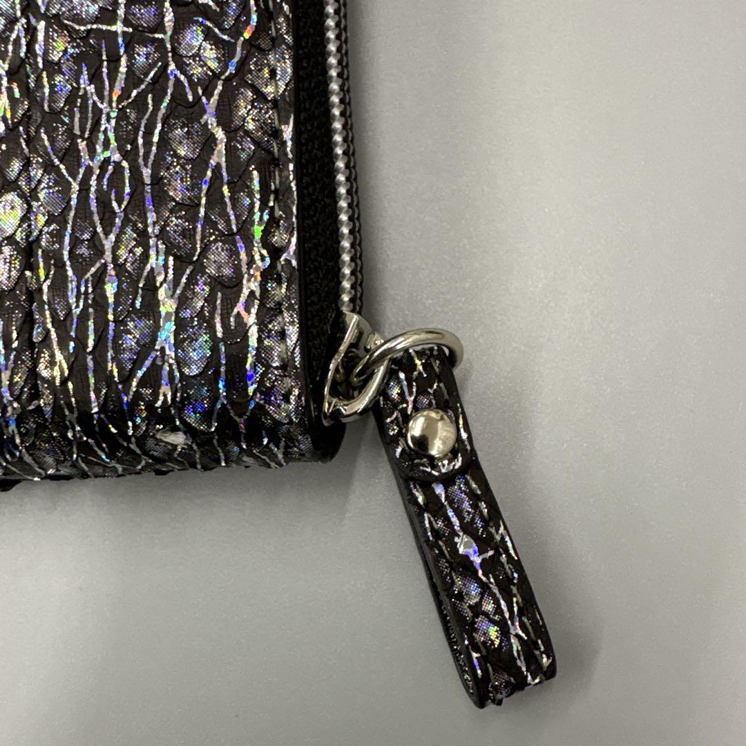 パイソン財布 長財布 レア染 パイソン 本革 財布 俺のパイソン
