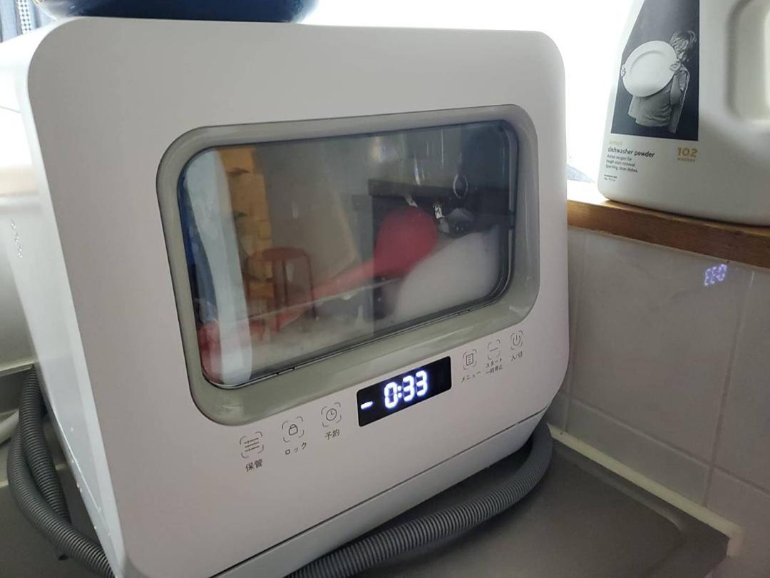工事不要 食器洗い乾燥機 コンパクト タンク式 画像8