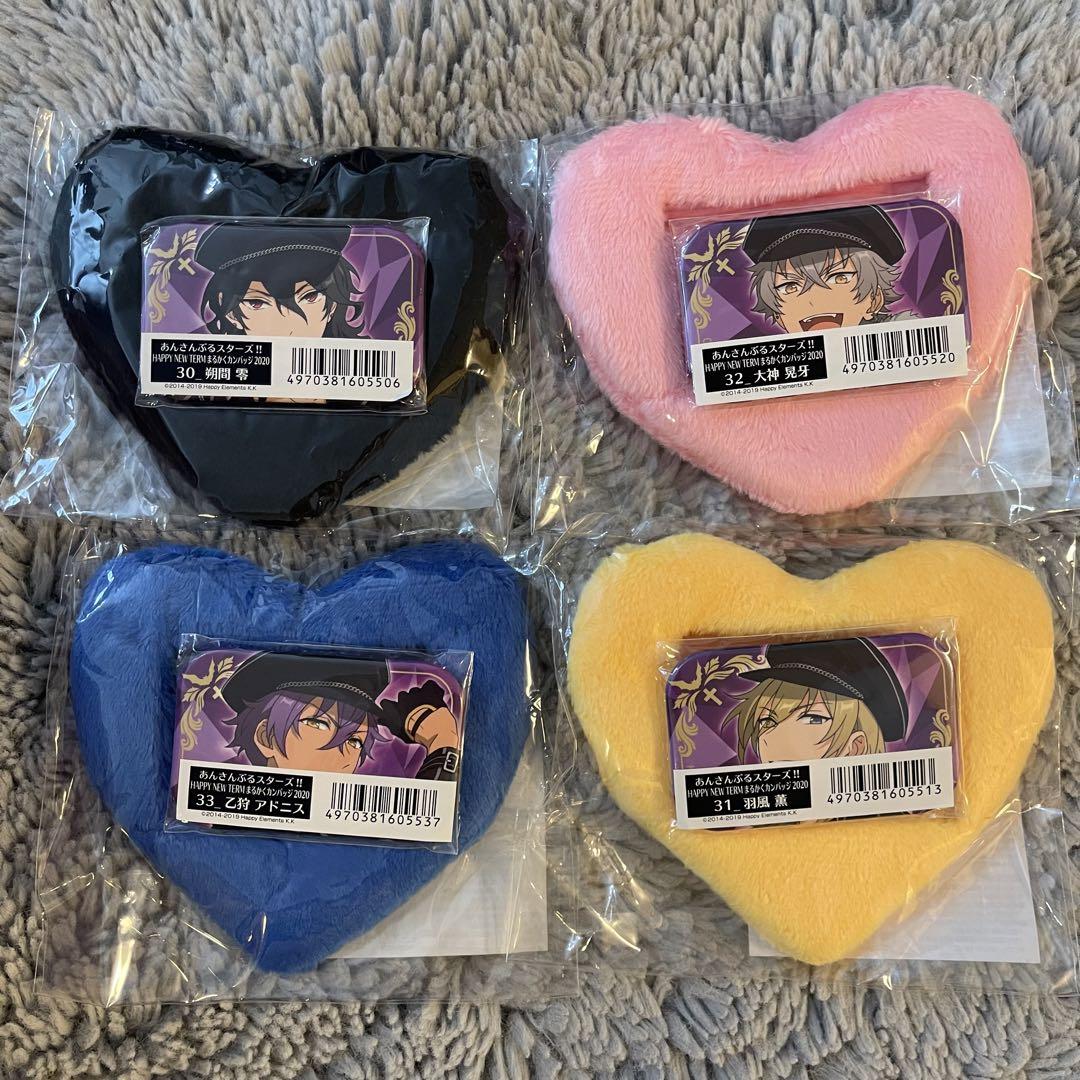 新品☆あんスタ☆UNDEAD【羽風薫】バレかく☆特典☆ハートカンバッジ