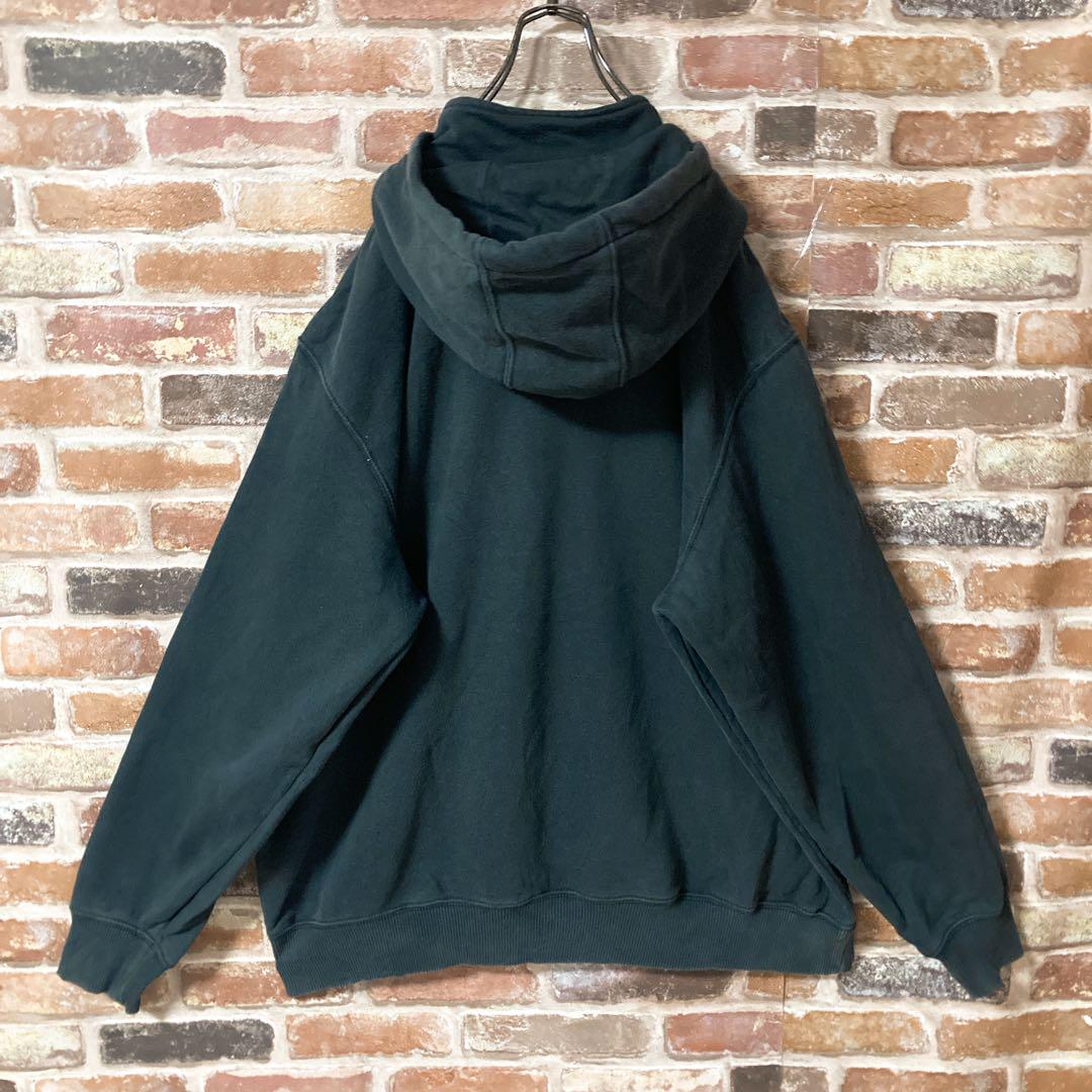 《希少》カーハート　carhartt ハーフジップ　パーカー　メキシコ製　XL