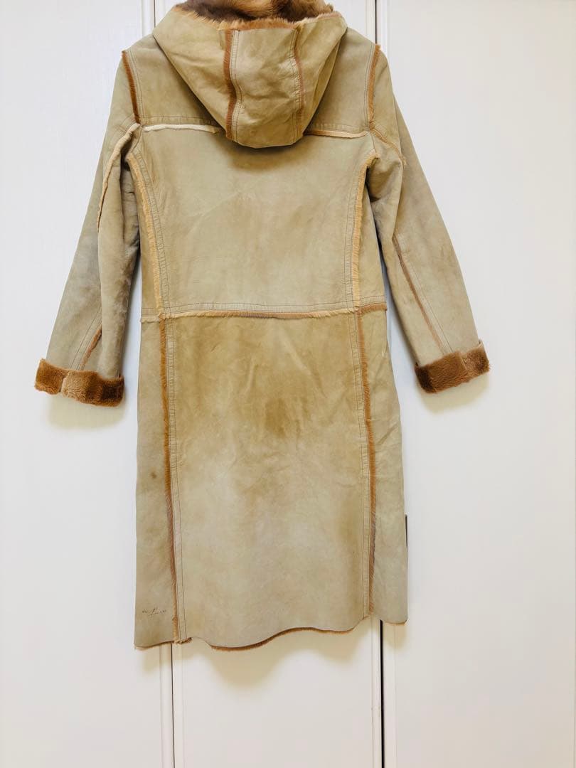 本革 超激レア|カンガルー✨セオリ ーリュクスムートンコート リアルファーロング 本革 超激レア|カンガルー✨セオリ ーリュクスムートンコート リアルファーロング