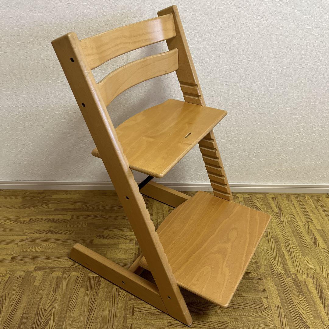 【中古】ストッケSTOKKE　トリップトラップ　ベビーチェア　木製　#単品