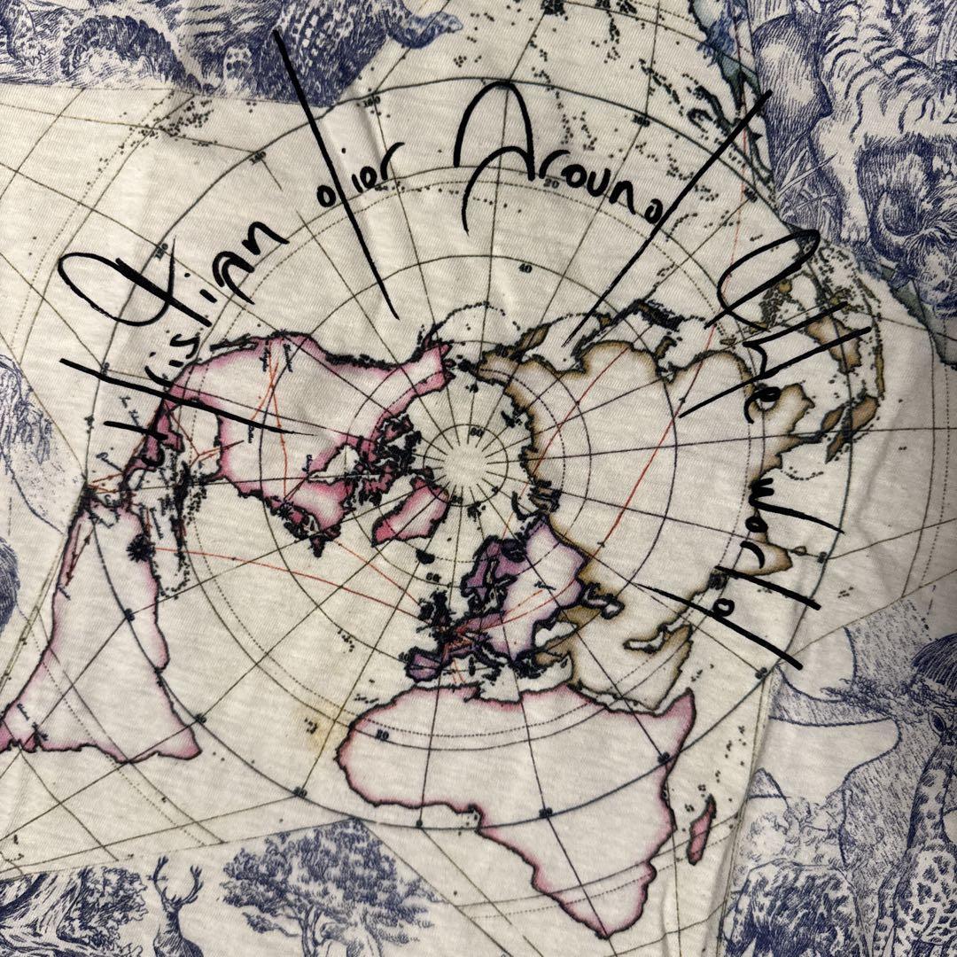 Christian Dior 地図柄 Tシャツ 半袖！美品