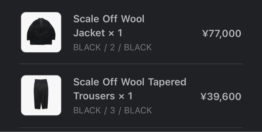 Graphpaper Scale Off パンツ
