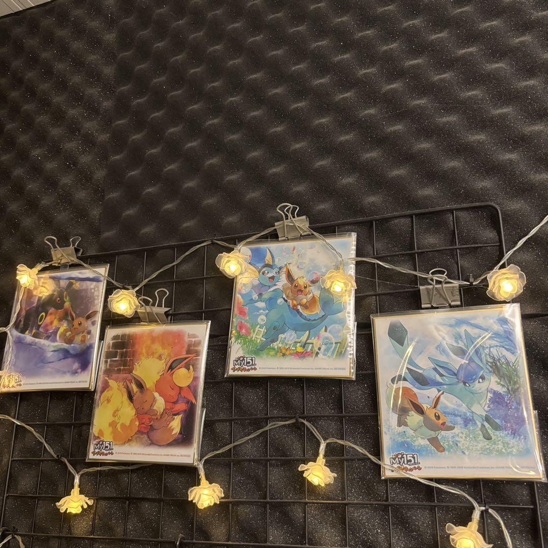 My151イーブイキャンペーン ミニ色紙 シークレット ポケモン シークレット ポケモンセンター My151 イーブイ