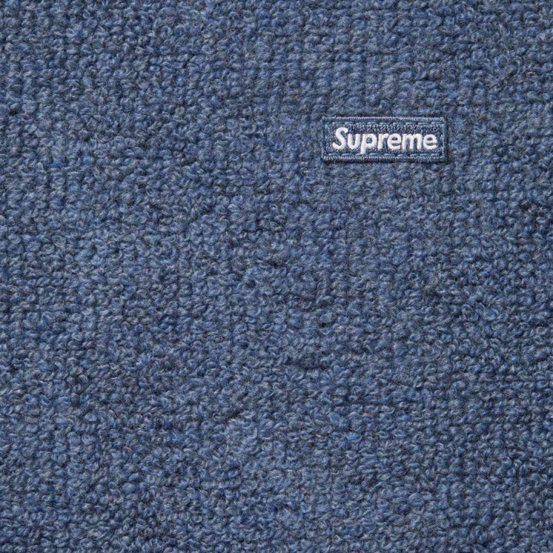 Supreme Terry Small Box Sweater Blue Men's - FW24 - US