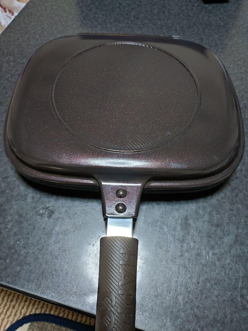 HAPPY COOKER スクエアフライパン ダークブラウン