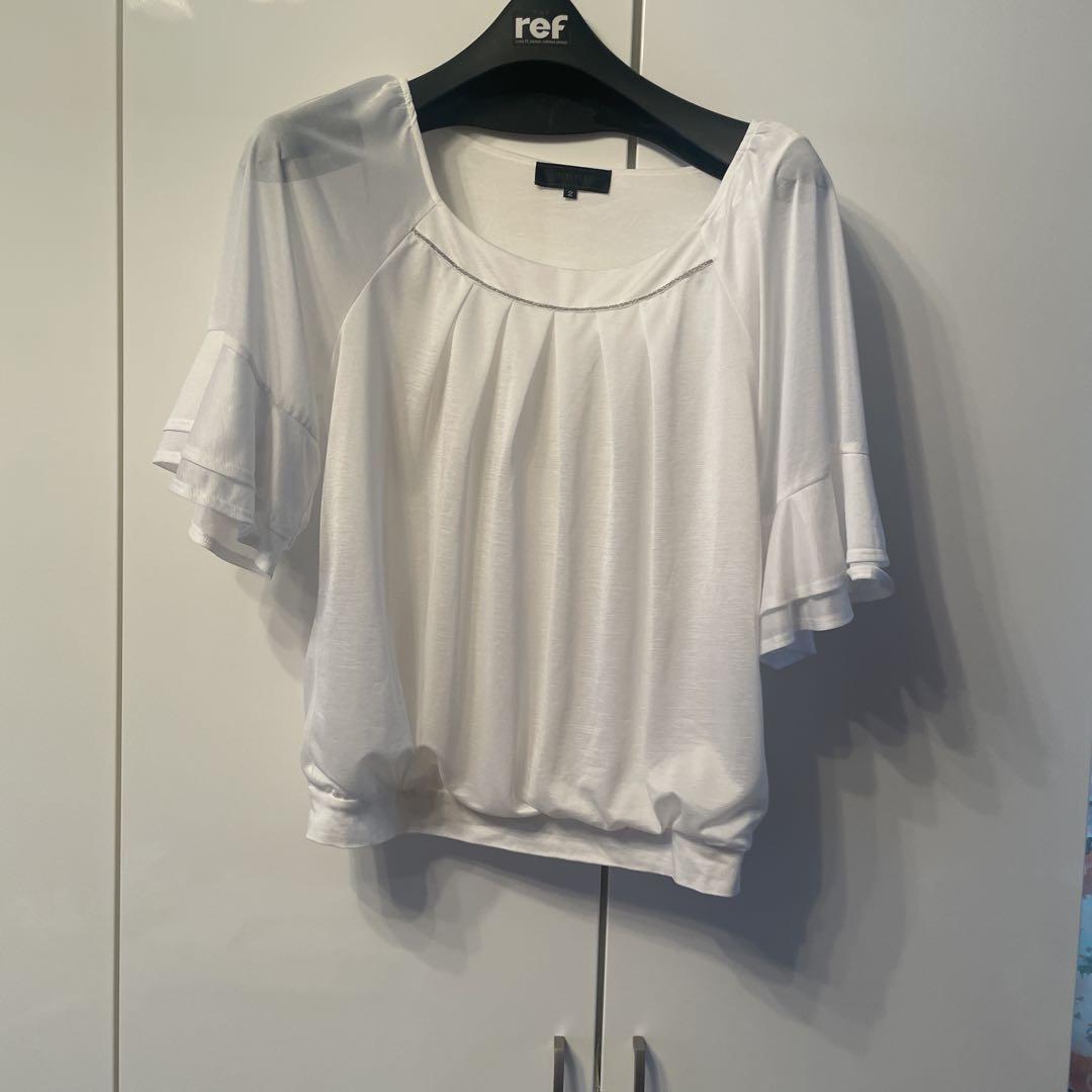 UNTITLED - 新品未使用　UNTITLED　半袖トップス　白 UNTITLED ホワイト 半袖 トップス サイズ2 - メルカリ