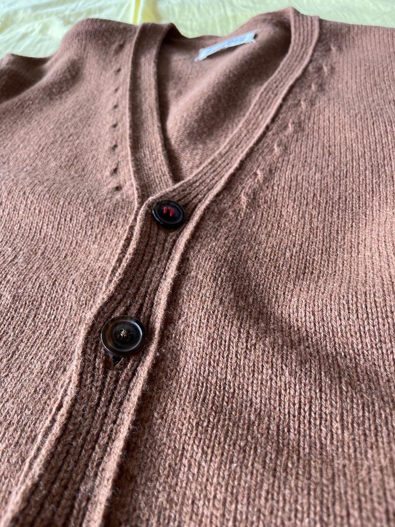マルジェラ Maison Margiela エルボーパッチ ニット カーディガン