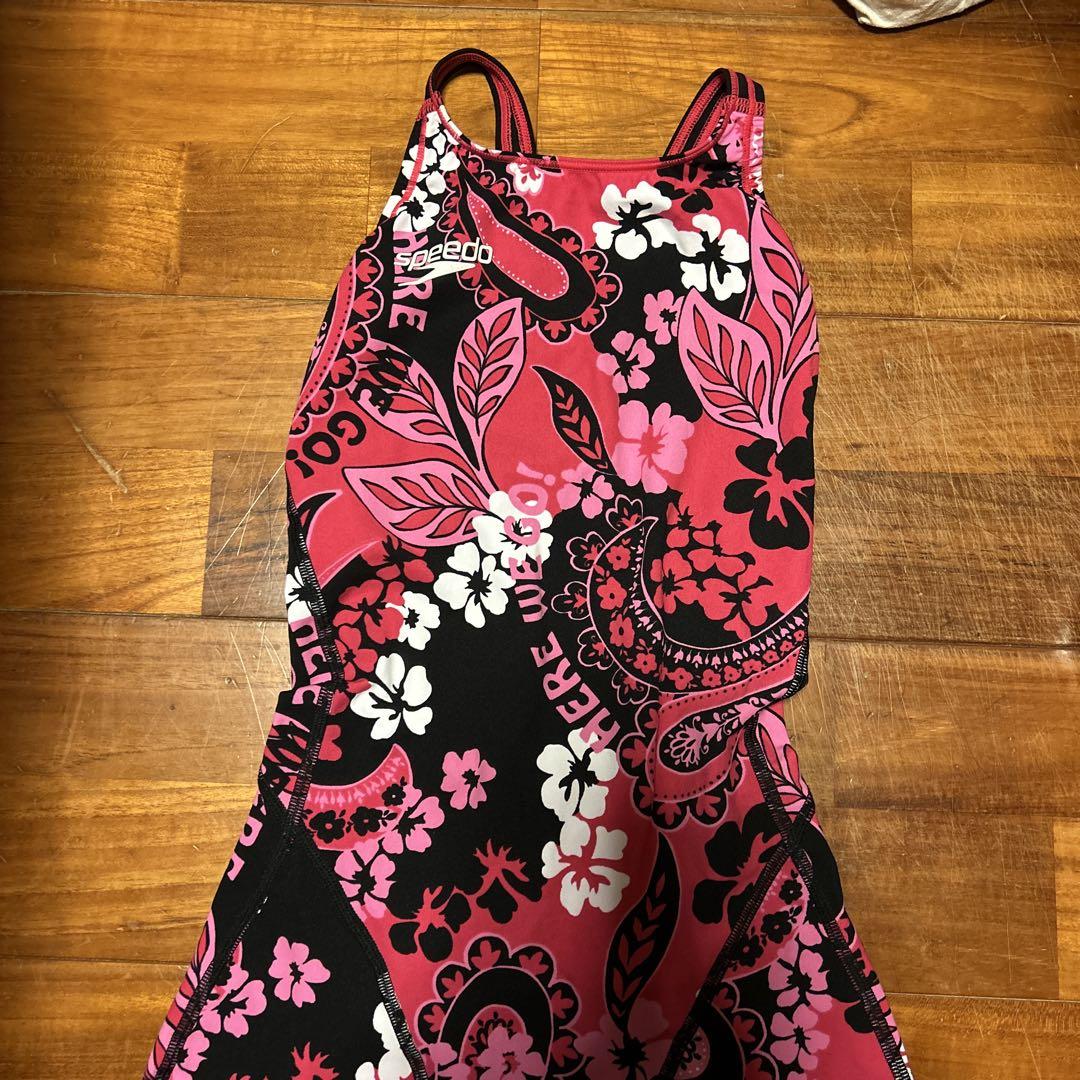 美品！派手可愛い！★スピードspeedoのスイムウェアSサイズ★