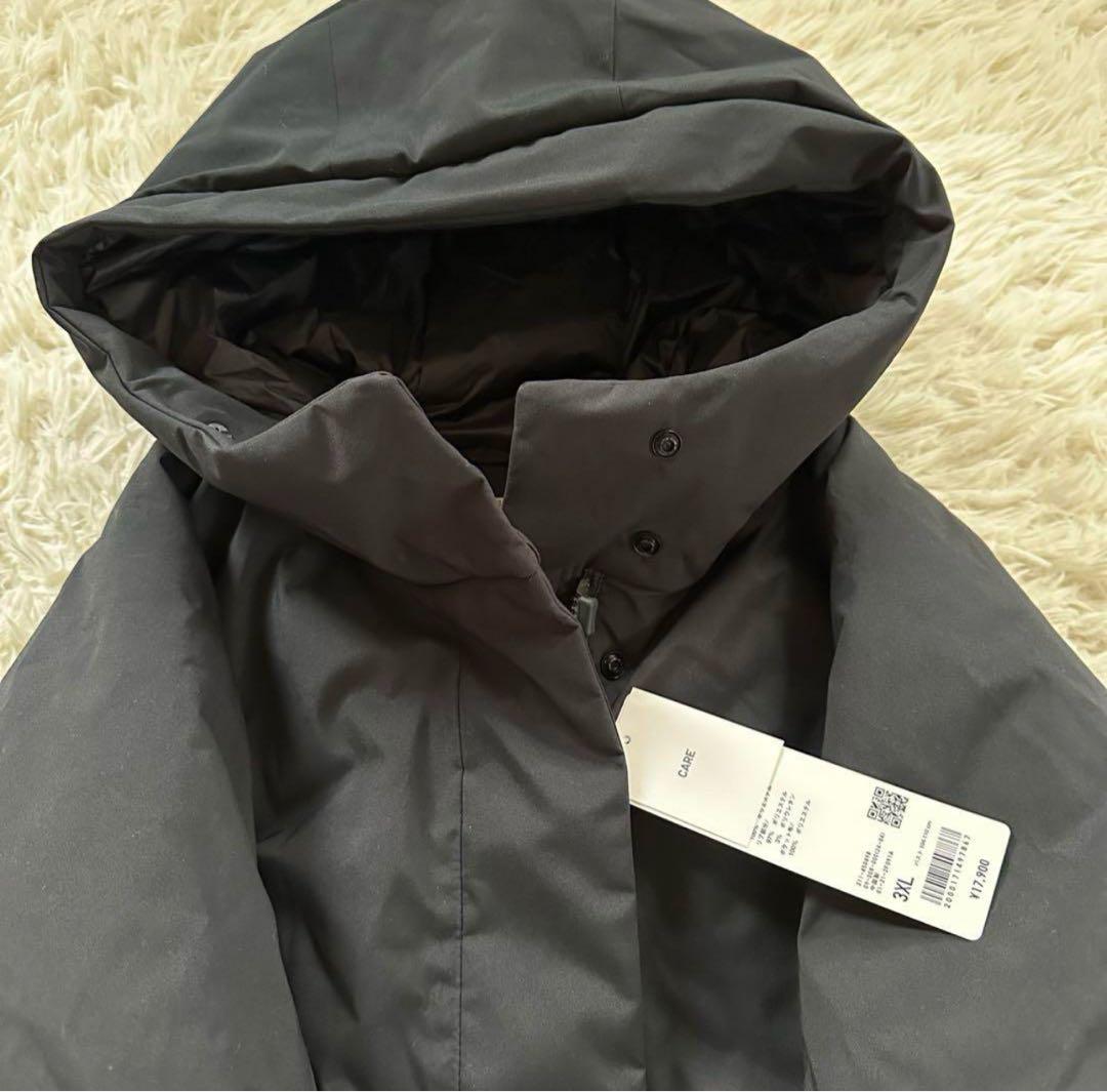 新品美品【UNIQLO】ウルトラウォームハイブリッドダウンロングコート　3XL