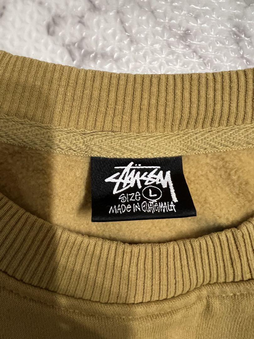 STUSSYスウェット　STOCK EMBROIDERED CREW