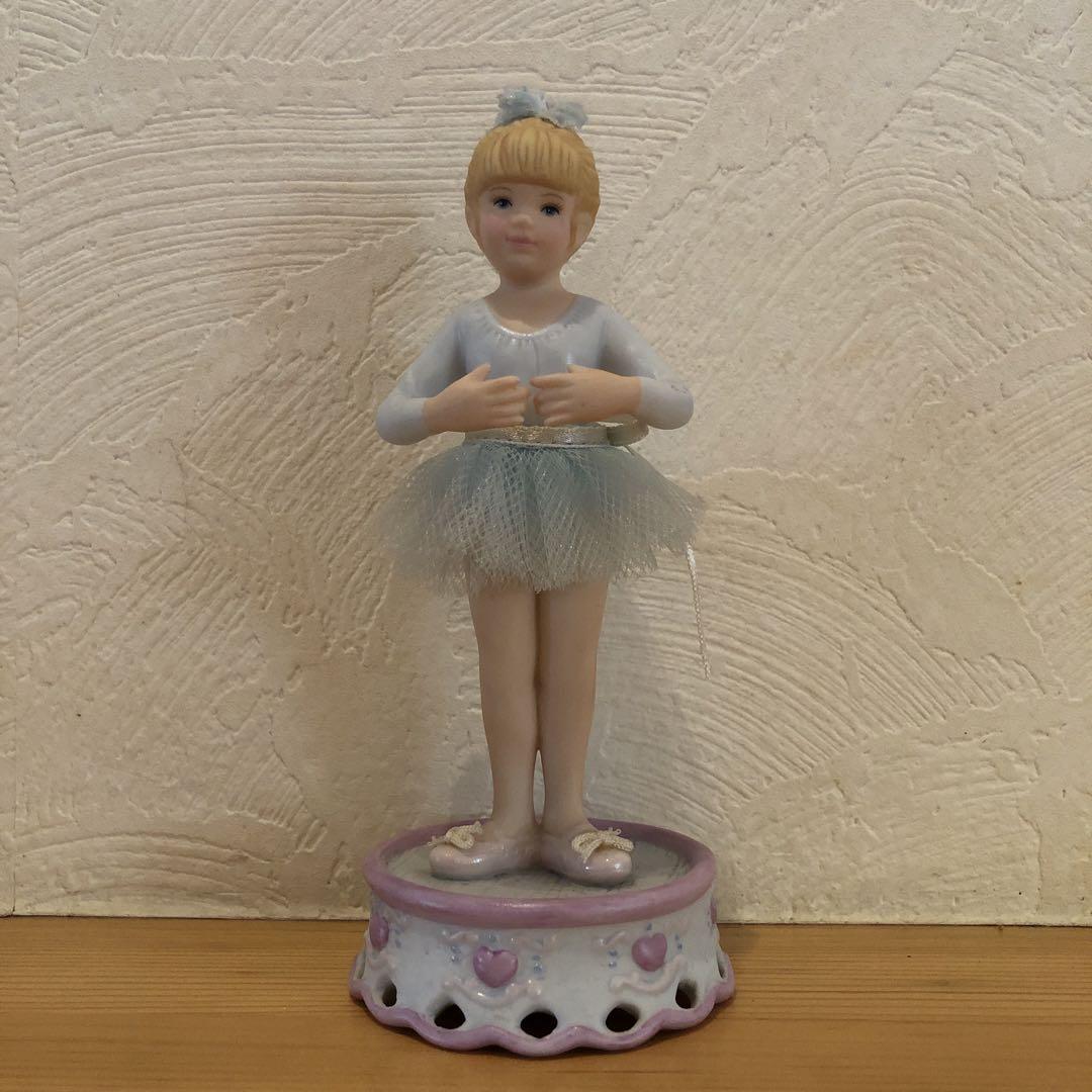 ジーナのバレリーナ 「練習が完璧になる」1997年 エネスコ 磁器 置物