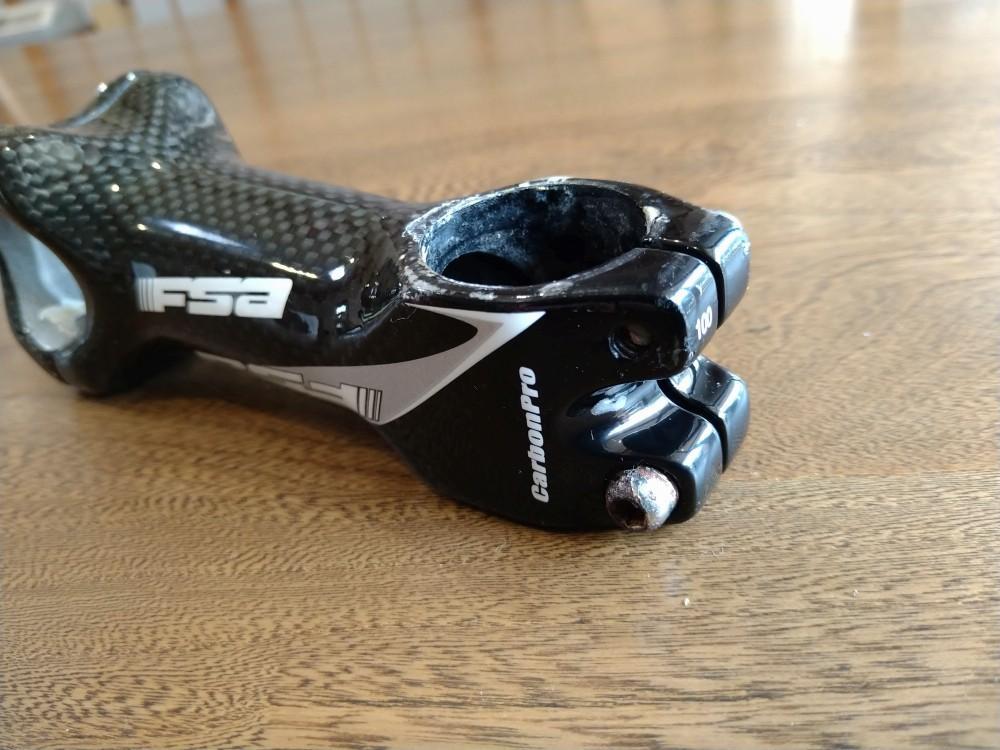 FSA　carbonpro　カーボンステム100mm